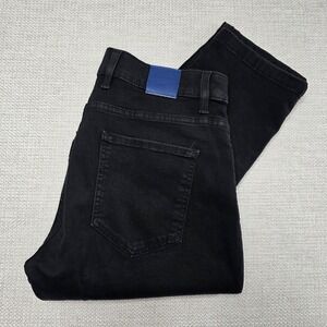 Mugsy Squid Inks Tapered Stretch Black Denim‎ Jeans Men's Size 35x30